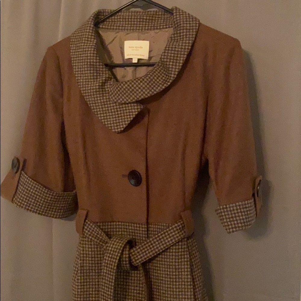 Kate Spade Look For The Silver Lining Pea Coat